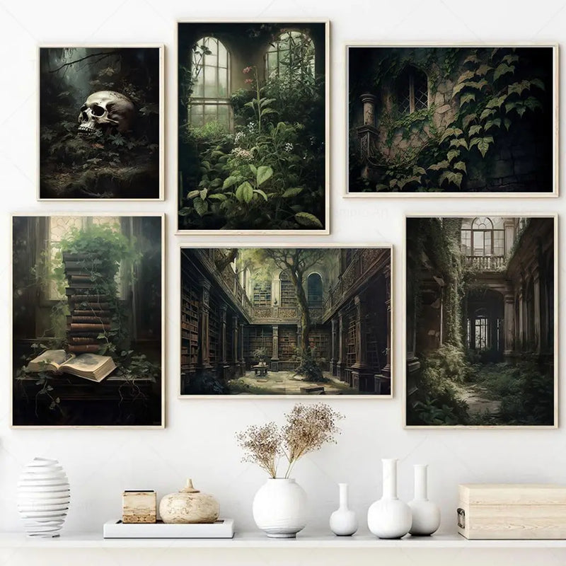 Nature Reclaims Botanical Canvas Painting
